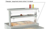 Защитное стекло полки 1-го яруса Ривьера (700мм)