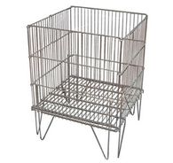 Накопитель с регулируемым дном 410х410х840 (цинк)