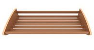 Полка реечная высокая хлебная (Э) Stahler G=470 H=250 L=1000 (массив листвен)