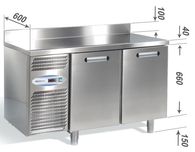 Холодильный стол Studio-54 DAIQUIRI GN ST 1260х700 с бортом