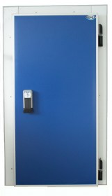 Распашная дверь одностворчатая СТ-РДО 1000x2200 (80 мм) с металлической рамой