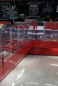 Холодильная витрина Айсберг Айс Куб-Ув90 Встройка (внутр.угол)