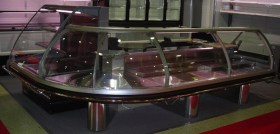 Холодильная витрина Диона ВС-21 УН (90°C) (на пластиковых тумбах)