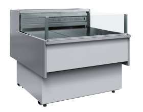 Холодильная витрина открытая GC110 VM 0,94-2 (с боковинами, динамика)