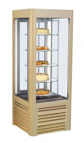 Шкаф кондитерский ANTILA 02 SCA (вращающиеся полки, золотистый)
